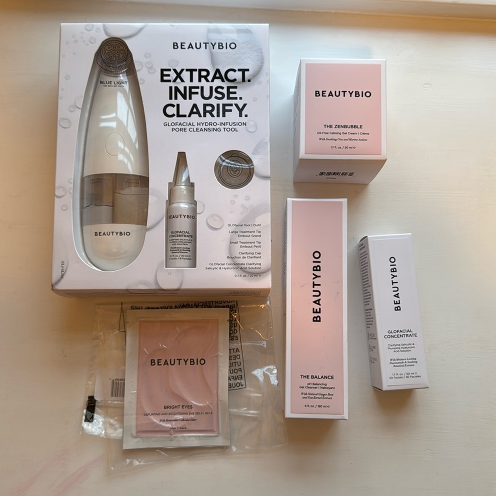 BEAUTYBIO Glofacial hydro-infusion pore cleansing tool set